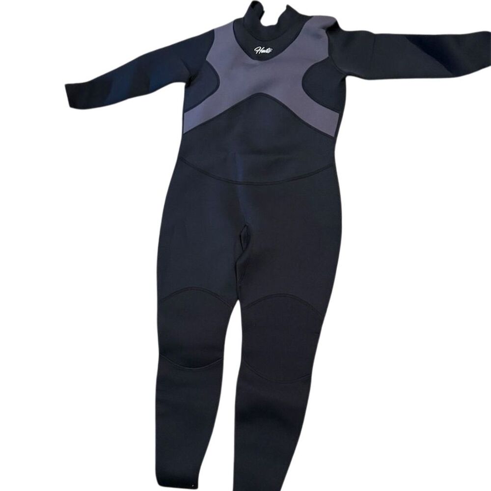 Hevto Adult Full Length Wetsuit Black/Gray Size Medium M3
